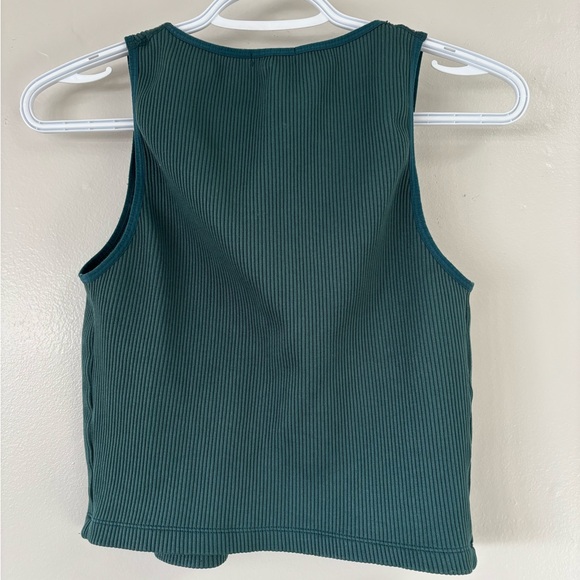 Dynamite Green Ribbed Top - Picture 2 of 3